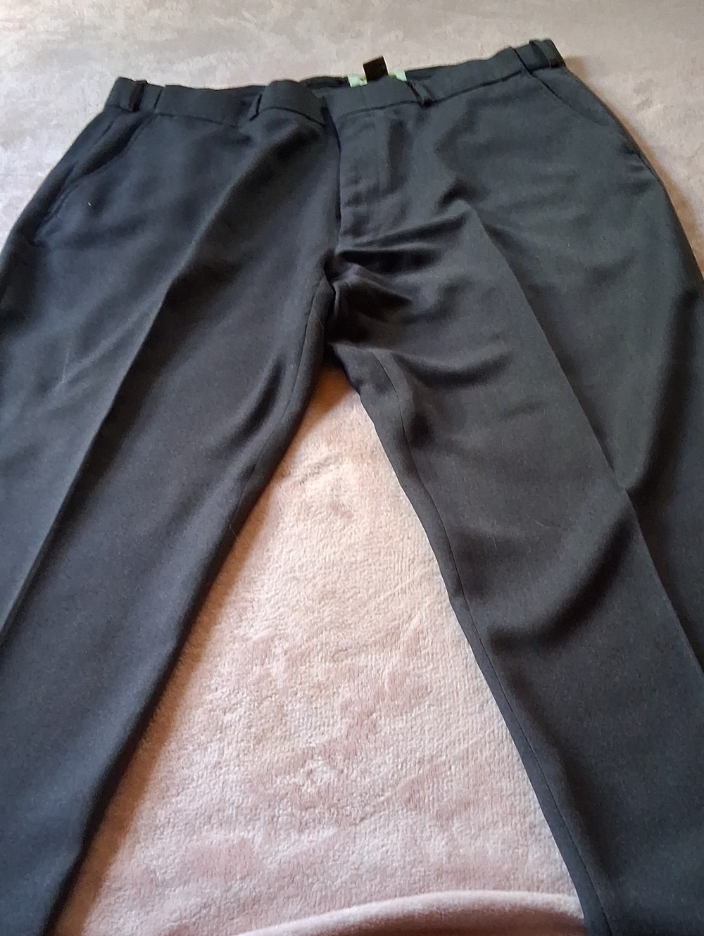 Haband Black Men's Dress Trousers